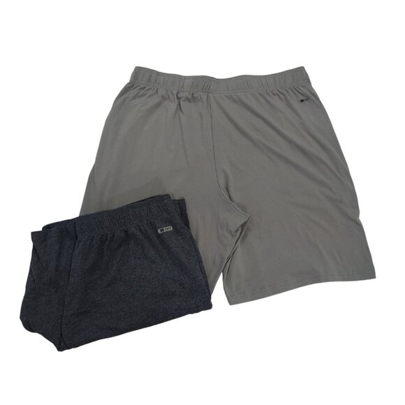 RBX Mens Performance Shorts 2Pack L/G Live Life Active Lightweight Elastic Waist - Picture 3 of 7